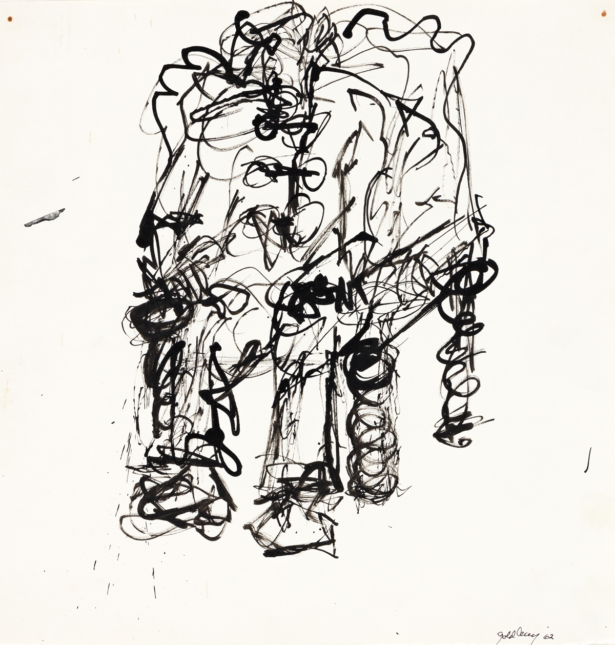 MICHAEL GOLDBERG (1924 - 2007, AMERICAN) Untitled, (MG 3).